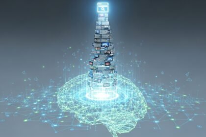 Ilustração conceitual de um site alcançando o topo dos resultados de busca do Google, simbolizando ranqueamento e sucesso em SEO.