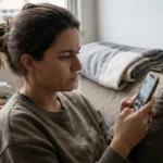 Ilustração de lupa analisando um ícone de perfil, sugerindo como saber quem visitou seu perfil