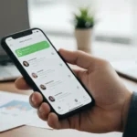 Robô industrial em ação, demonstrando automação com robô na manufatura moderna.